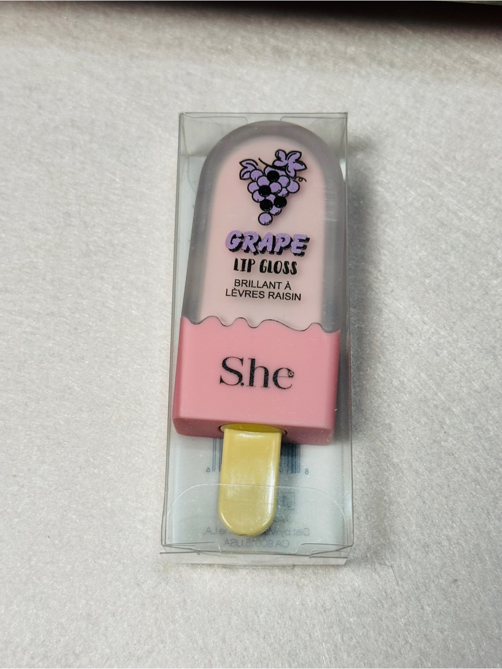 Grape Lip Gloss New in Box Pink Color